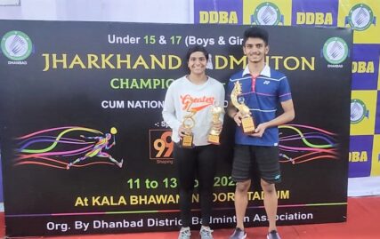 jharkhand-badminton-championship:-aadhya-wears-double-crown,-niraj-wins-boys’-singles-–-lagatar-news-(lagatar24.com)