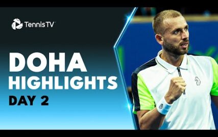 bautista-agut-faces-fucsovics;-shelbayh-makes-history;-evans-in-action-|-doha-2023-day-2-highlights