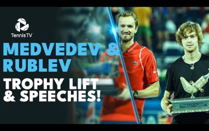 medvedev-&-rublev-brotherly-love-in-dubai-final-trophy-ceremony-and-speeches-|-dubai-2023