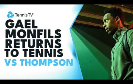 gael-monfils-returns-to-tennis-vs-jordan-thompson-|-indian-wells-2023-highlights