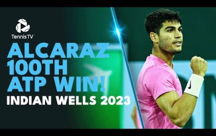 carlos-alcaraz-wins-100th-atp-match!-|-indian-wells-2023-highlights