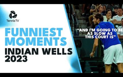 daniil-medvedev-hilarity,-funny-fails-&-p!nk-dancing!-|-funniest-moments-indian-wells-2023