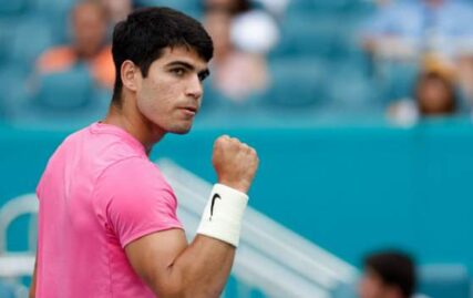 miami-open:-carlos-alcaraz-beats-tommy-paul-to-reach-quarter-finals,-elena-rybakina-through-to-women’s-semis