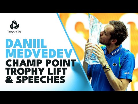 daniil-medvedev-champ-point,-trophy-lift-&-speeches-|-miami-2023