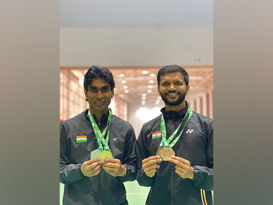 brazil-para-badminton-international:-pramod-bhagat,-sukant-kadam-win-gold-in-men’s-doubles