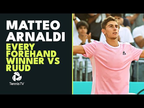 Matteo Arnaldi EVERY Forehand Winner vs Ruud! | Madrid 2023 – SPORTS MATCH