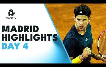 tsitsipas-vs-thiem-thriller,-medvedev,-fritz-&-tiafoe-feature-|-madrid-2023-highlights-day-4