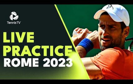 live-practice-stream:-novak-djokovic-&-jannik-sinner-practice-together-in-rome!