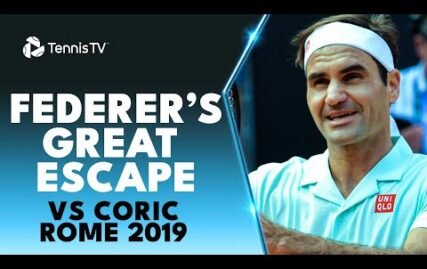 roger-federer’s-great-escape-vs-borna-coric-|-rome-2019-extended-highlights