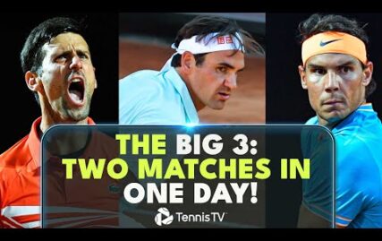 when-federer,-nadal-&-djokovic-each-played-twice-in-one-day!-|-rome-2019-highlights