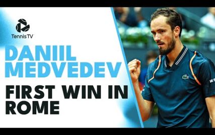 daniil-medvedev’s-first-ever-win-in-rome-vs-emil-ruusuvuori-|-rome-2023