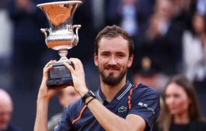 italian-open:-daniil-medvedev-beats-holger-rune-to-win-first-atp-clay-court-title