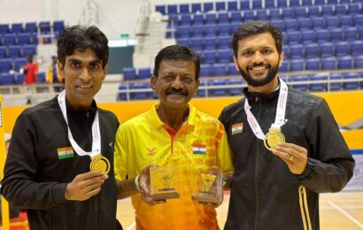 bahrain-para-badminton-intl:-bhagat,-kadam-bag-gold;-murugesan-clinches-silver