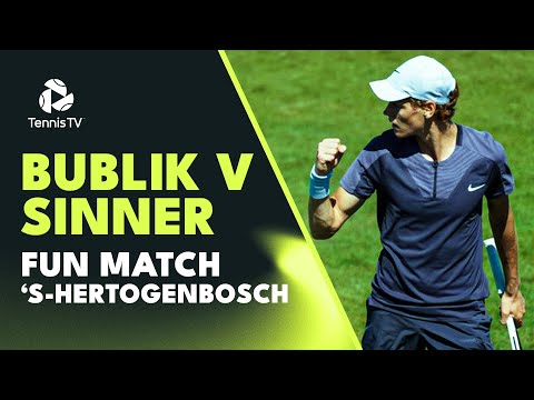 fun-jannik-sinner-vs-alexander-bublik-contest-|-‘s-hertogenbosch-2023-highlights