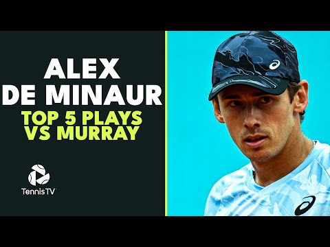 alex-de-minaur:-top-5-plays-vs-andy-murray-|-queen’s-2023-highlights