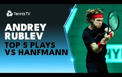 andrey-rublev:-top-5-incredible-plays-vs-yannick-hanfmann-|-halle-2023