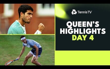 alcaraz-takes-on-lehecka,-fritz-battles-mannarino-&-more!-|-queen’s-2023-highlights-day-4