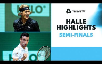 zverev-takes-on-bublik;-rublev-faces-bautista-agut-|-halle-2023-semi-final-highlights