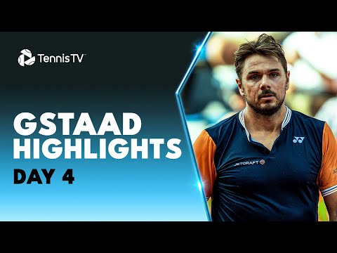 wawrinka-plays-munar;-bautista-agut-&-sonego-feature-|-gstaad-2023-highlights-day-4