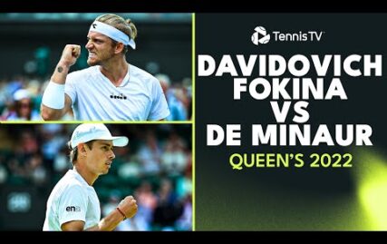 skilful-alejandro-davidovich-fokina-vs-alex-de-minaur-match-|-queen’s-2022