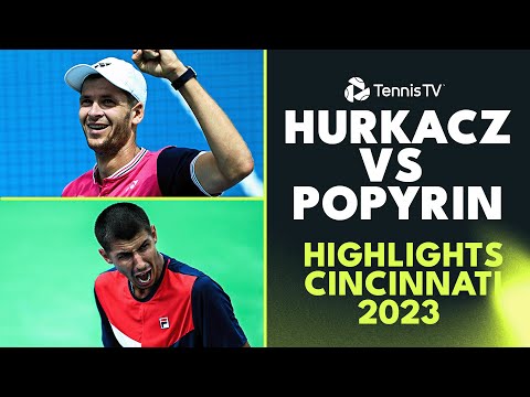 hubert-hurkacz-vs-alexei-popyrin-quarter-final-|-cincinnati-2023-highlights