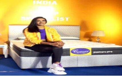 hyd:-centuary-mattresses-onboards-badminton-star-pv-sindhu-as-its-brand-ambassador