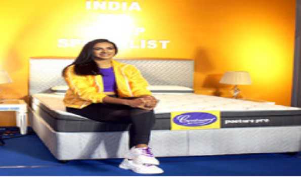 hyd:-centuary-mattresses-onboards-badminton-star-pv-sindhu-as-its-brand-ambassador