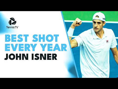 john-isner:-best-atp-shot-every-year-|-2007-2023