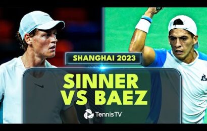 jannik-sinner-vs-sebastian-baez-entertaining-match-|-shanghai-2023-highlights