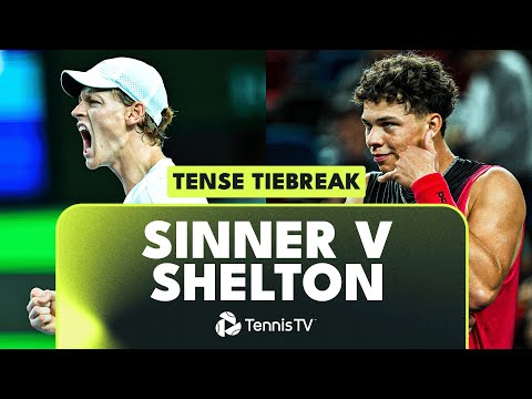 jannik-sinner-vs-ben-shelton:-tense-deciding-set-tiebreak-|-shanghai-2023-highlights