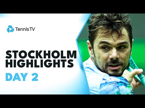 wolf-takes-on-baez;-wawrinka,-ruusuvuori-&-borg-all-feature-|-stockholm-2023-highlights-day-2