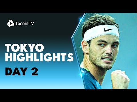 fritz-battles-norrie;-ruud,-de-minaur,-shelton-feature-|-tokyo-2023-highlights-day-2