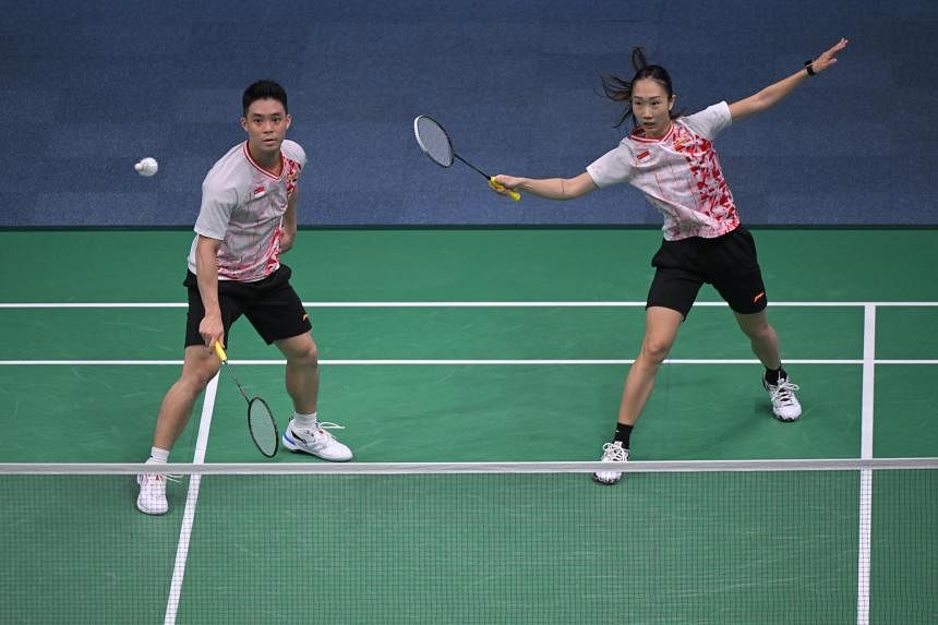 singapore-mixed-doubles-badminton-pair-terry-hee,-jessica-tan-in-abu-dhabi-masters-final