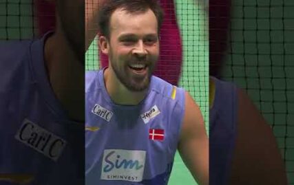 anders-skaarup-rasmussen-doing-a-little-dance-#shorts-#badminton-#bwf