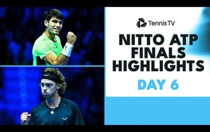 alcaraz-v-medvedev;-rublev-faces-zverev-|-nitto-atp-finals-2023-highlights-day-6