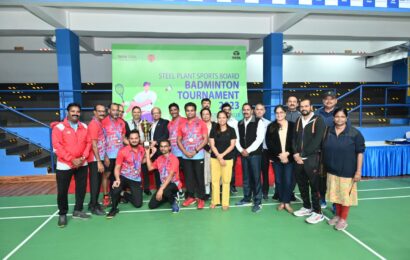 vizag-steel-plant-wins-spsb-badminton-tournament-in-jamshedpur