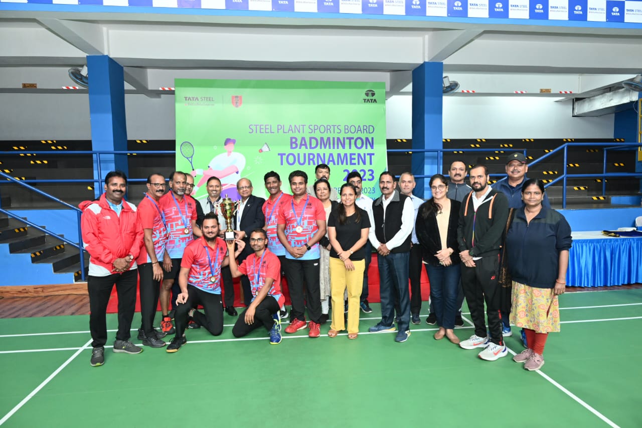 vizag-steel-plant-wins-spsb-badminton-tournament-in-jamshedpur