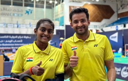 fazza-dubai-para-badminton-2023:-india’s-paralympic-stars-advance-to-semis