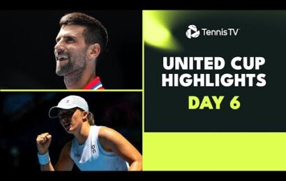 djokovic-vs-de-minaur;-swiatek,-tsitsipas-&-garcia-feature-|-united-cup-2024-day-6-highlights