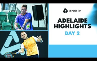 evans-&-hijikata-lock-horns;-bublik,-lehecka,-sonego-&-more-feature-|-adelaide-2024-day-2-highlights