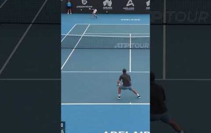 how-did-he-sneak-this-one-in?-#adelaidetennis