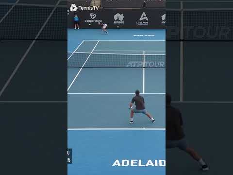 how-did-he-sneak-this-one-in?-#adelaidetennis