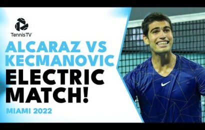 carlos-alcaraz-vs-miomir-kecmanovic-first-meeting-thriller!-|-miami-2022-extended-highlights