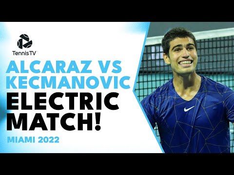 carlos-alcaraz-vs-miomir-kecmanovic-first-meeting-thriller!-|-miami-2022-extended-highlights