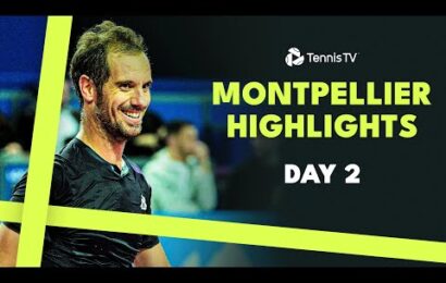 shapovalov-plays-gaston;-gasquet,-pouille-&-cazaux-in-action-|-montpellier-2024-highlights-day-2