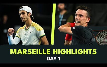 gasquet-faces-bautista-agut;-musetti,-shevchenko-&-more-feature-|-marseille-2024-highlights-day-1