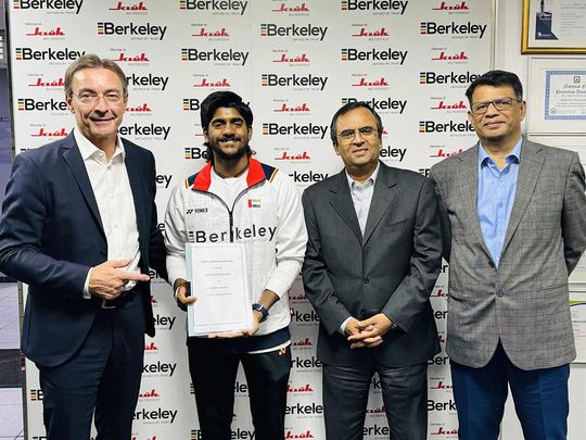 berkeley-services-group-sponsors-young-badminton-sensation-bharath-latheesh