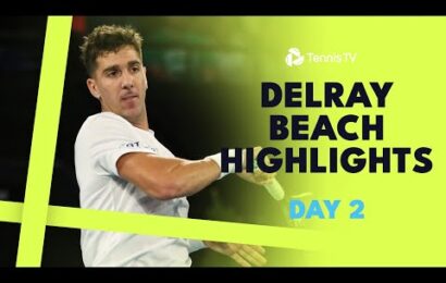 kokkinakis-takes-on-michelsen;-giron,-evans-&-thompson-play-|-delray-beach-2024-highlights-day-2