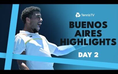 fils-battles-lajovic;-schwartzman,-baez-start-campaigns-|-buenos-aires-2024-highlights-day-2