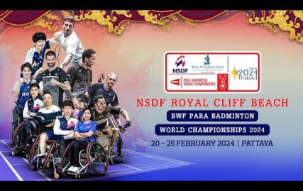 nsdf-royal-cliff-beach-bwf-para-badminton-world-championships-2024-|-day-1-|-court-1-|-wheelchair